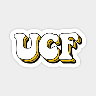 central florida groovy lettering Sticker